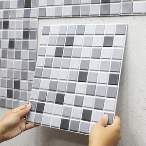 [아우트]거실타일 셀프 벽지 접착식3D셀프벽타일미톤10P