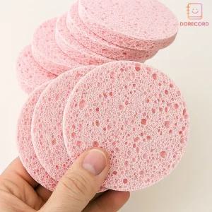 클렌징 해면 스펀지 폼 세안 마사지 스폰지 패드 용품 원형 10매