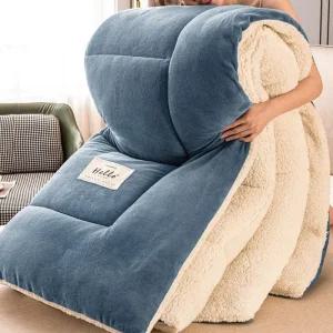 이불 슈퍼싱글 더블 양털 킹 가볍고 극세사 겨울 담요 따뜻한