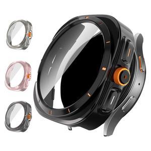 삼성 갤럭시 워치 6 7 40mm 강화유리+케이스 PC 하드 커버 범퍼 보호 스크린 필름