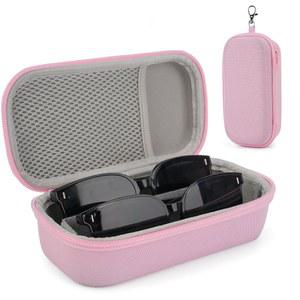 폰윌 더블 선글라스 케이스, 레이밴 메타용 하드 쉘 안경 남성용 여행용 듀얼 보관함