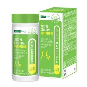 [건국유업] 체지방 다이어트 녹차카테킨 500mg x 60정
