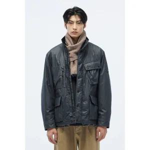 시리즈 남성 간절기 series; 역시즌 OLMETEX 블랙 카본 옵스쿠라 점퍼 SAUAW24501BKX