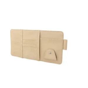 차량용 선바이저 밴딩고정 선글라스 카드 포켓 차량수납포켓 썬바이저거치대 썬바이저클립