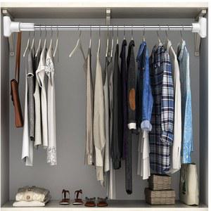 압축봉3m 스테인레스 스틸 텔레스코픽 막대 조절 가능한 문짝 커튼 연장 샤워 드릴링 욕실 없음 40 140cm