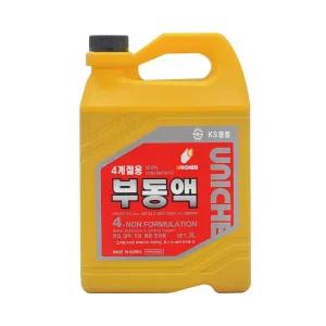 (유니켐) 부동액 사계절부동액 3리터적색
