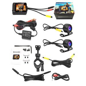 오토바이블랙박스 자전거 블박 2채널 듀얼 고화질 채널 257 2 와이어 셋 카메라