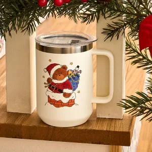 [모던하우스] 테디토이 크리스마스 데스크머그 보온보냉컵 500ml 크림