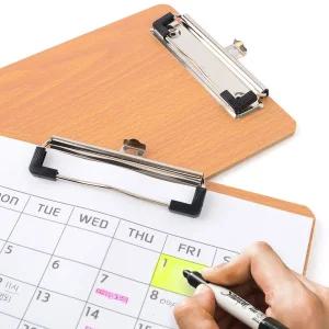 A5 우드 클립보드 A5화일판 A5서류철 메뉴 가로형 책철파일 카페 고급 클립 나무 꽂이 가격표꽂이