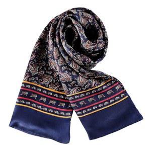 양쯔 스토어 롱 차뮤즈 새틴 남성용 실크 스카프