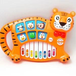 동물얼굴 버튼 휴대용 호랑이 피아노장난감 유치원 아동발달 어린이날