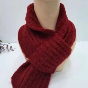 [애슬릿] 미니 목도리 여성 뜨개 니트 고리 쁘띠 숏 짧은 겨울 머플러