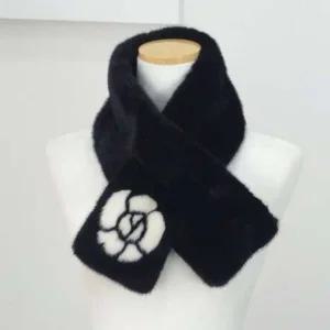 [애슬릿] 퍼 머플러 여성 미니 쁘띠 짧은 페이크 털 겨울 고리 목도리