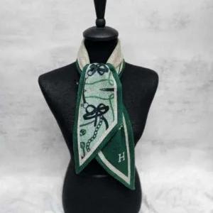 [애슬릿] 쁘띠 머플러 여성 타이 양면 기모 미니 짧은 숏 겨울 목도리