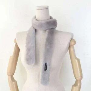 [애슬릿] 퍼 머플러 여성 타이 미니 쁘띠 짧은 겨울 페이크 털 목도리