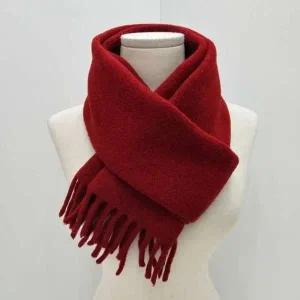 [애슬릿] 겨울 목도리 여성 남성 커플 롱 무지 부드러운 겨울 머플러