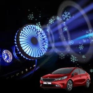 K3 차량용 송풍구 호환 선풍기 시즌3용서큘레이터 카팬 용선풍기 무드등 각도조절 구용 구선풍기 용써