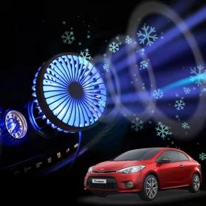 K3쿱 차량용 송풍구 호환 선풍기 시즌3용서큘레이터 카팬 용선풍기 무드등 각도조절 구용 구선풍기 용써