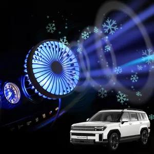 싼타페MX5 차량용 송풍구 호환 선풍기 시즌3구 구형 USB포트 미니 휴대용 용선풍기 자동차 용에어서큘레이