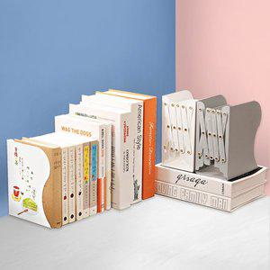 [우드로하우스] 접이식 책꽂이 북엔드 BKE-480 메탈 북스탠드 7종