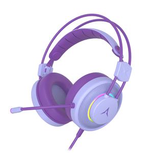 :앱코 N800 LILAC 가상 7.1 진동 게이밍 헤드셋 (라일락)