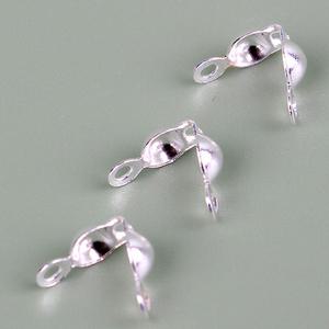 실버 올챙이캡 누름볼 대용량 비즈 공예 재료 부자재 200개입