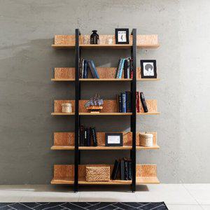 철제책장 5단책꽂이 1200x1800 거실진열장 인테리어선반 T6-1218