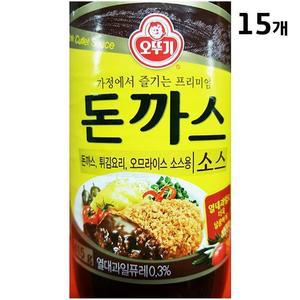 [XBJ7093N_47]돈까스소스 오뚜기 415ml X15 돈까스양념