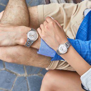 [발랑스] 남성 원형 메탈시계 VC-062M