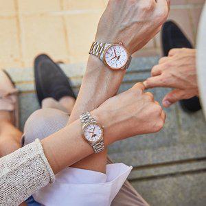 [발랑스] 남성 원형 메탈시계 VC-068M