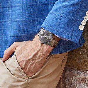 [발랑스] 멀티기능 남성 원형 메탈시계 VC-072