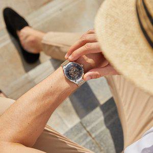 [발랑스] 오토매틱 남성 원형 메탈시계 VC-073