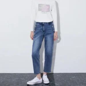 [올리비아로렌]올리비아로렌 MG01 봄 베기핏 데님팬츠 VVCMP4S1281 (31634654)