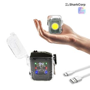 플라즈마 USB 전기라이터 LED 후레쉬 겸용 충전식 라이타 충전라이터