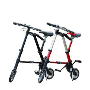 접이식자전거 폴딩 접는 출퇴근 8인치 바이크 레드 성인용