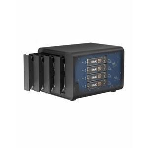 테라마스터 D8 하이브리드 HDD NVMe 인클로저 USB 3.2세대 10Gbps 타입 C 8Bay 스토리지, RAID 0/1/싱글/JBOD 2 플러스 6 디스크 어레이, 디스크리스 지원