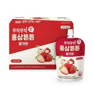 참앤들황토농원 이유케어스 무럭무럭 홍삼튼튼 딸기맛 80ml x 20개입 1박스