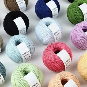 뉴램 램스울실 모자 목도리 부드러운울실 코바늘 털실 겨울실 면실 YARN 뜨개실 얀메이크