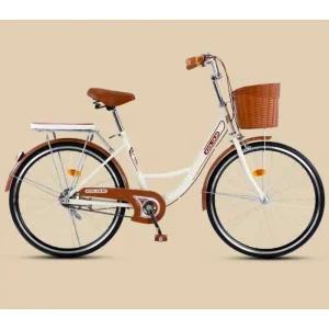 여성자전거 성인 바구니 출퇴근 26 24 20인치 자전거 20인치-블랙 자전거(단일 속도)