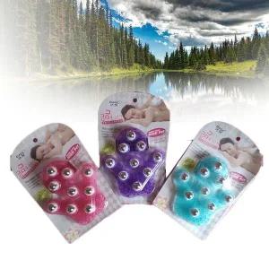 [셀러에이드]마사지봉 릴렉스틱 두피괄 글러브마사지볼 색상랜덤 마사지스틱