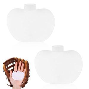 스포츠 소프트볼 선수를 위한 Qulkws 2팩 글러브 쇼크 스톱 손바닥 패드 야구 손바닥 패드 보호대 침 패드 야구 핸드 가드 패드 포수 배팅 가드 프로 손 보호대