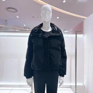 [비지트인뉴욕]하이넥 벨벳 숏 패딩 VBBDO91_s