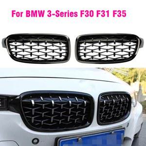 자동차 전면 스포츠 그릴 키드니 그릴 스타 BMW 3 F30 F31 F35 320i 320d 325i 2012 2017