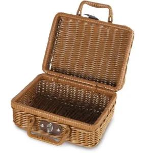 캠핑소품 도시락 접이식 피크닉백 피크닉 소풍 라탄바구니 야외 가방