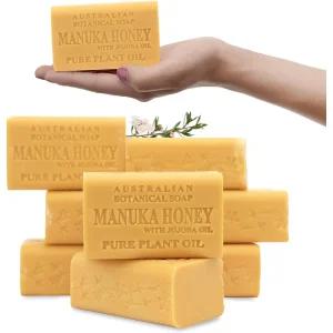 오스트레일리안 보태니컬 솝 마누카 허니 마누카꿀 호주 비누 호호바 오일 함유 187g 8개 Australian Botan