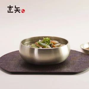 장인 신혼식기 놋그릇 방짜 유기면기 3종 방짜유기그릇 유기수저