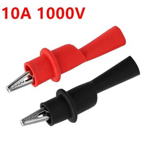 멀티미터 테스터기 측정 리드선 리드봉 프로브 연결 클램프 악어 클립 집게 10A