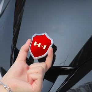 프리우스 튜닝 현대 H1에 3D 방패 자동차 스티커 금속 스테인레스 스틸 액세서리