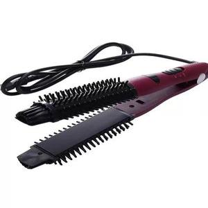 차홍볼륨고데기 미용실 롤 빗 스트레이트 뿌리 빗고데기 전문가용 다기능