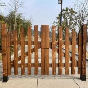 원목 목재 나무 대문 방부목 전원주택 울타리 펜스
